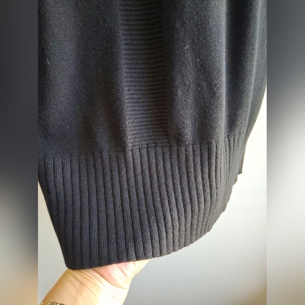 Lululemon "Softer Still" Cashmere Blend Dress Black M Athleisure FIRM - Picture 13 of 13